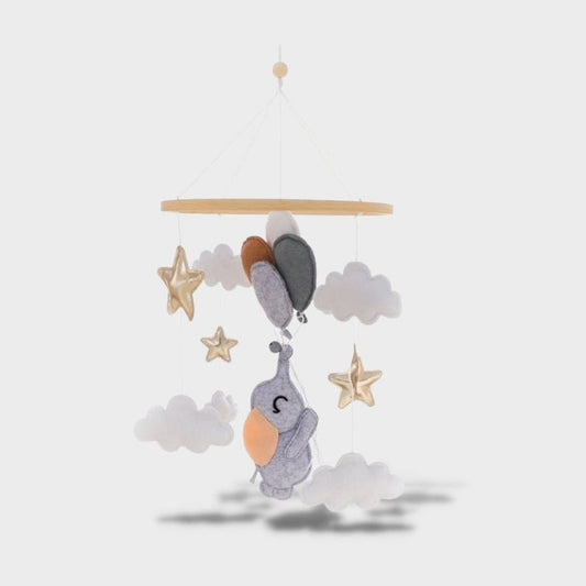 Bois Mobile en Bois Bébé Oiseau