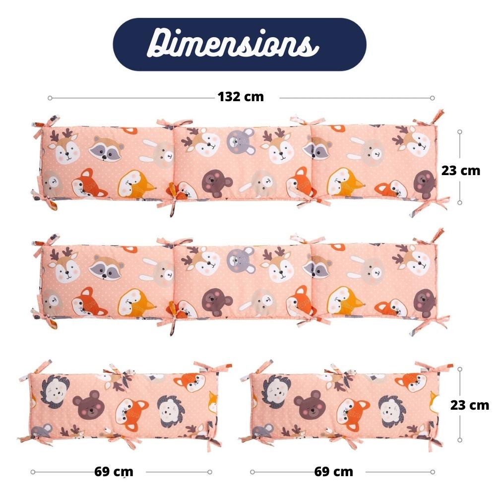 Tour de Lit Bébé Animaux