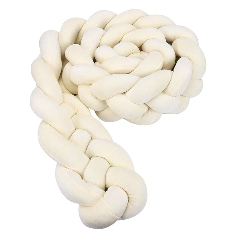 Beige / 100 cm Tour de Lit Beige