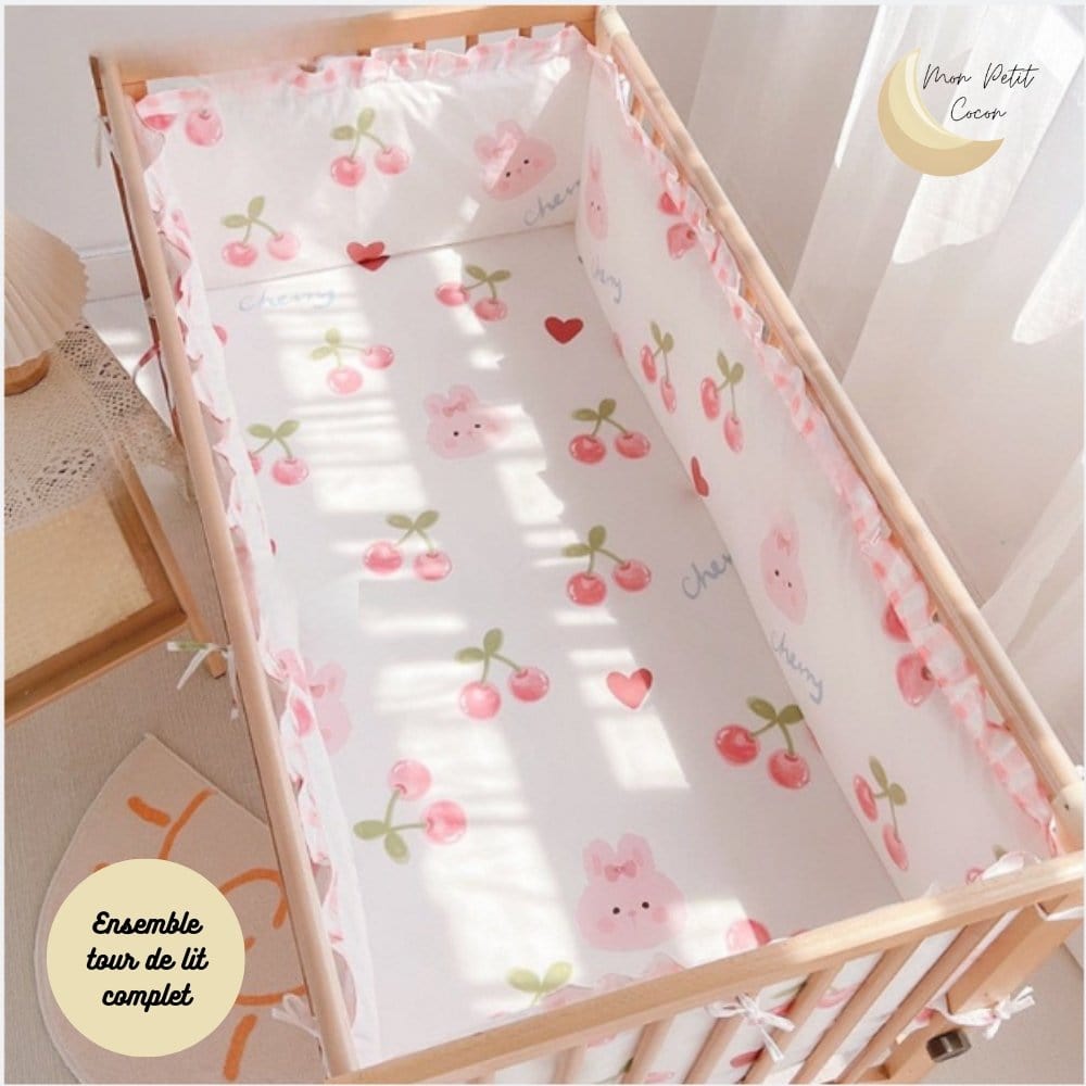 Tour de Lit Cerise Fille