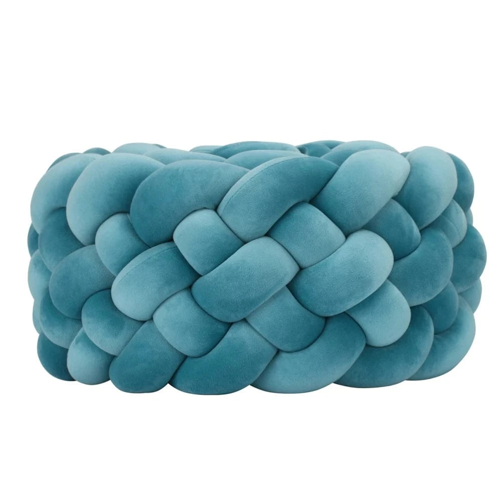 200cm Tresse de Lit Bleu-Vert