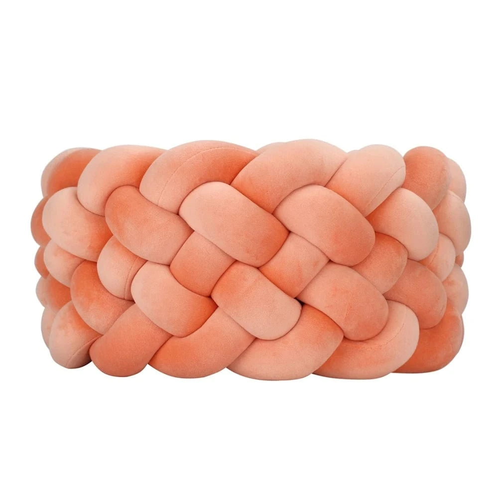 200cm Tresse de lit rose saumoné