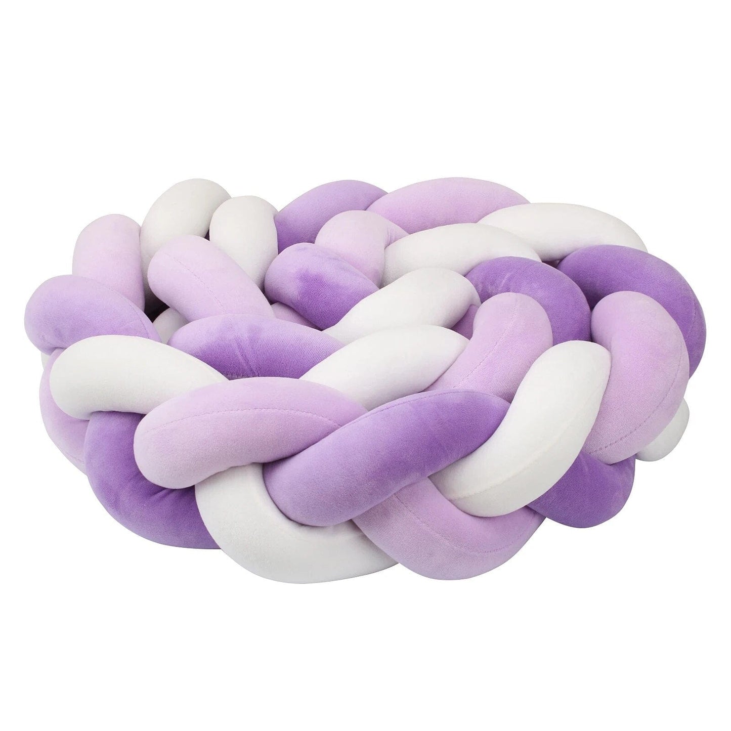 Violet/Rose/Blanc / 100 cm Tresse de Lit Violet